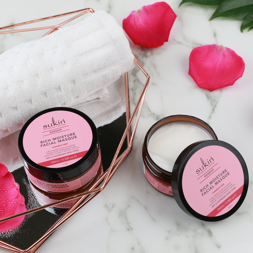 Sukin Rosehip - интенсивно питательный ночной крем с увлажняющим эффектом /   120  ml  / GTIN 9327693007200