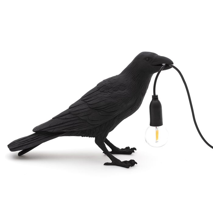 Уличный светильник Seletti Bird Black Waiting 14725