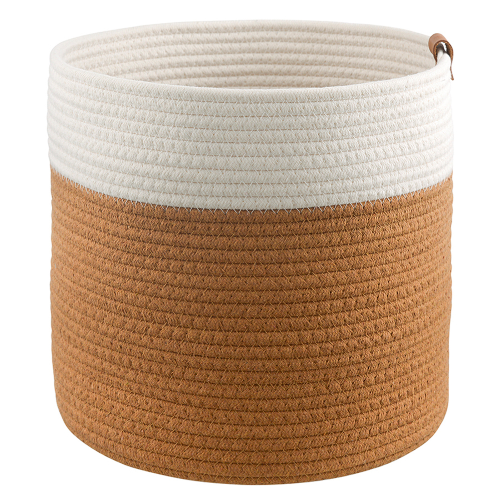 Корзина для хранения ciary, D30х30 см, бежевая/горчичная