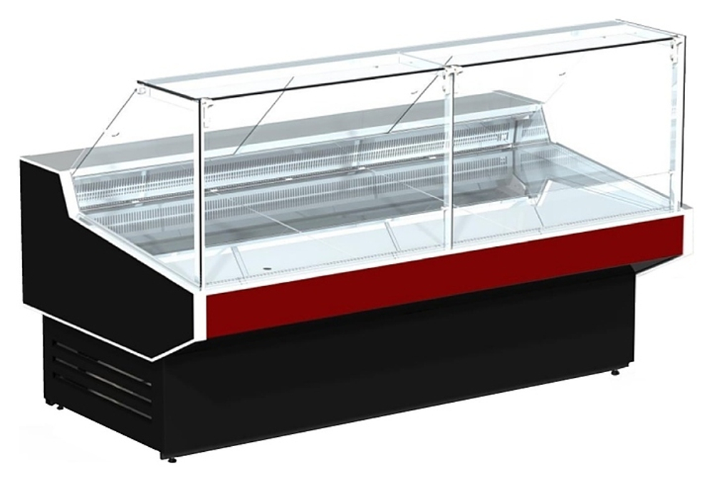 Витрина холодильно-морозильная CRYSPI Magnum Quadro SN 2500 Д (без фронтальной панели и боковин)