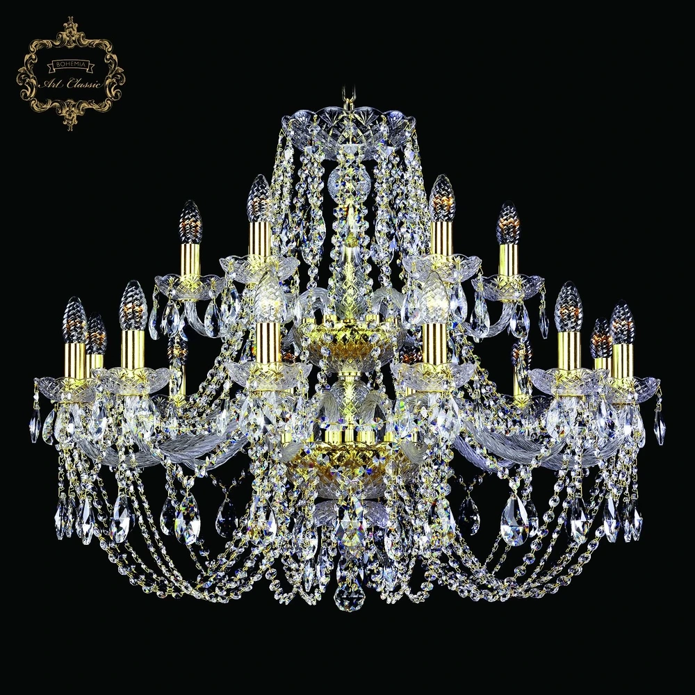 Подвесная люстра Art Classic 11.21.12+6.300.2d.Gd.Sp