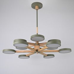 Люстра на штанге Imperiumloft TURNA Khaki TURNA-DBL01