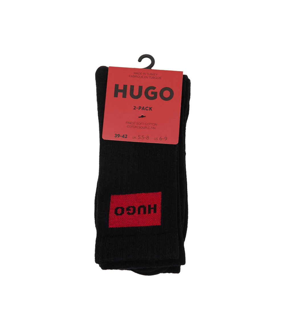 Носки 2 пары QS RIB LABEL CC Hugo Bodywear - черный(50510640)