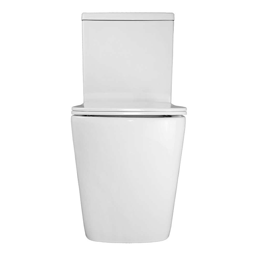 Унитаз-компакт Azario Ferra 365х650х785 напольный, безободковый, с быстросъемным сиденьем микролифт (AZ-1015)