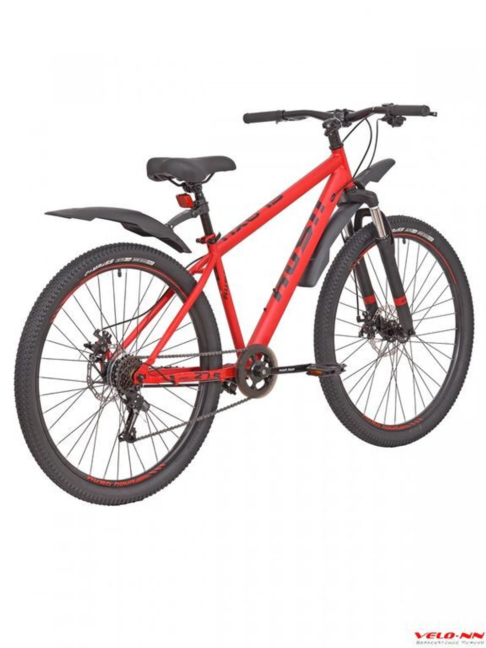 Велосипед 27.5" RUSH HOUR NX 675 DISC ST 6ск, рама 16", красный