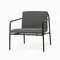 Лаунж-кресло Bam серое