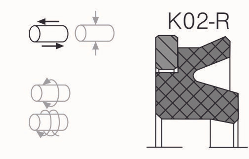Уплотнение поршня K02-R аналог аксиос Aksios