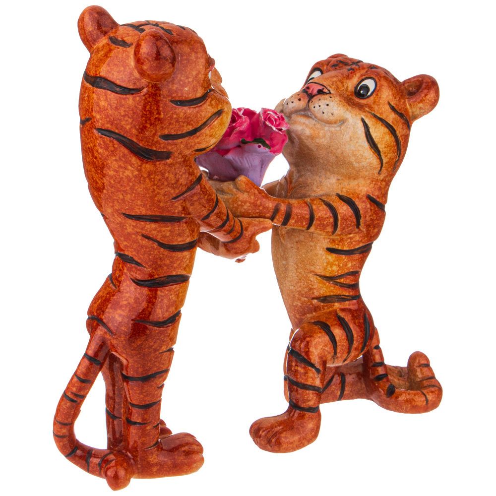 ФИГУРКА " Влюбленные ТИГРУЛИ" 15*6*17 СМ (КОР=24ШТ.)
