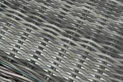 "Амароне" обеденная группа из искусственного ротанга на 6 персон, цвет графит