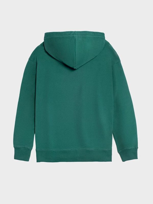 Худи Logo темно-зеленый - фото 5