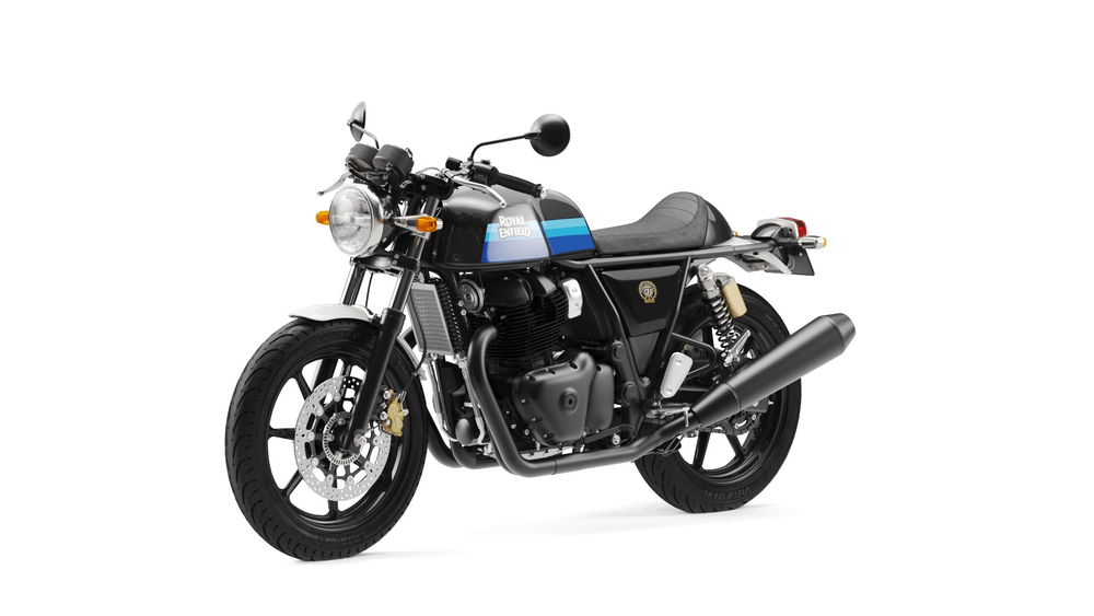 Royal Enfield Continental GT 650 Slipstream Blue (Black Alloy) 2024