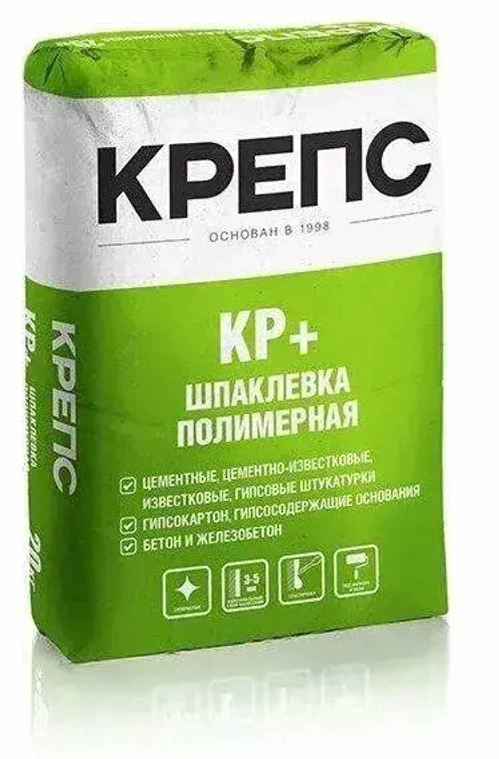 Шпаклевка полимерная Крепс КР Плюс, 20кг
