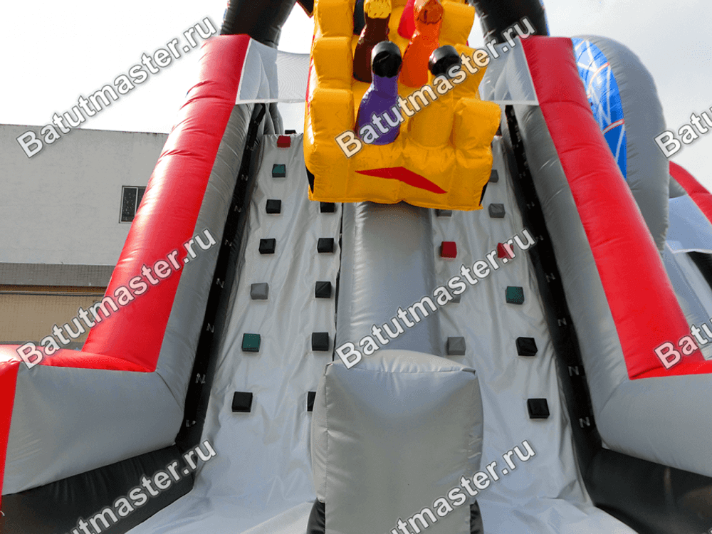 Надувной батут-горка "Американские горки"