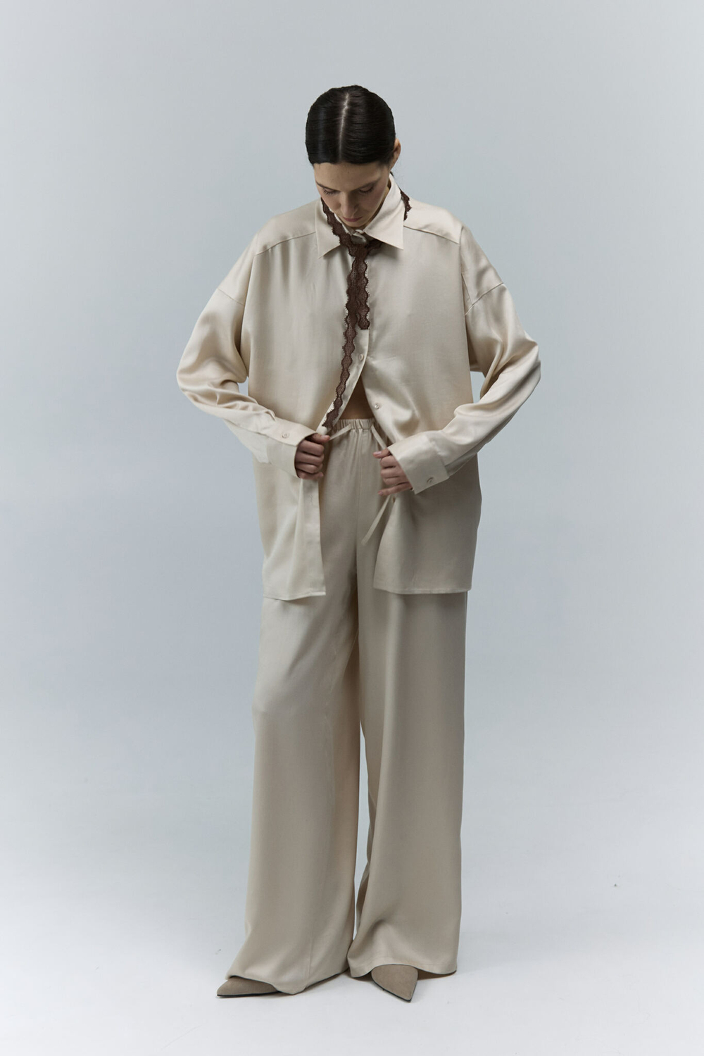 Брюки струящиеся