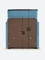 Кресло-кровать "Миник" с подлокотниками, купон Котенок в клубках