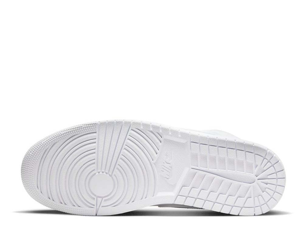 Кроссовки Air Jordan 1 Mid "Triple White"