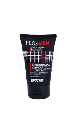 FlosLek Laboratorium FlosMen - восстанавливающий крем для лица с эффектом против морщин /   50  ml  / GTIN 5905043002361