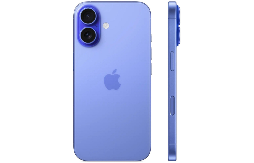 iPhone 16 Plus 256 ГБ. голубой