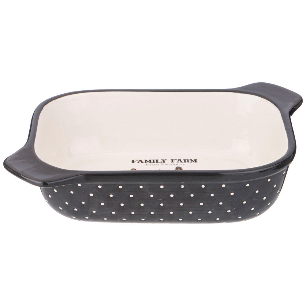 ФОРМА ДЛЯ ЗАПЕКАНИЯ "FAMILY FARM" С ПЛАСТИКОВОЙ КРЫШКОЙ 25,5*19*6,5 СМ
