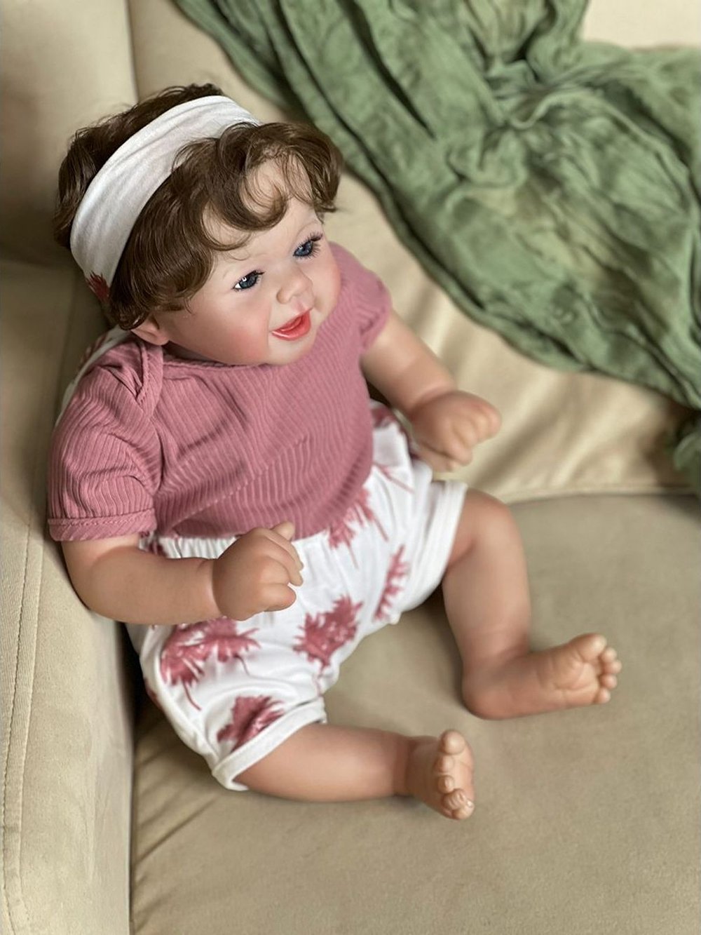 Кукла Реборн мягконабивная 48см в пакете (FA-848)