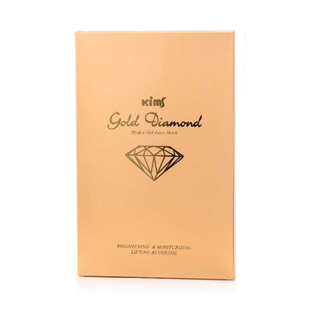 Kims Gold Diamond Hydro-Gel Face Mask Гидрогелевая золотая маска для лица