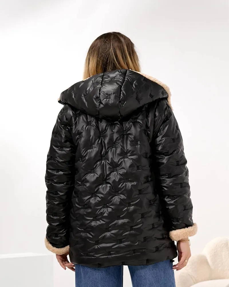 Куртка с мехом УК-4431-2 Фабрика Моды