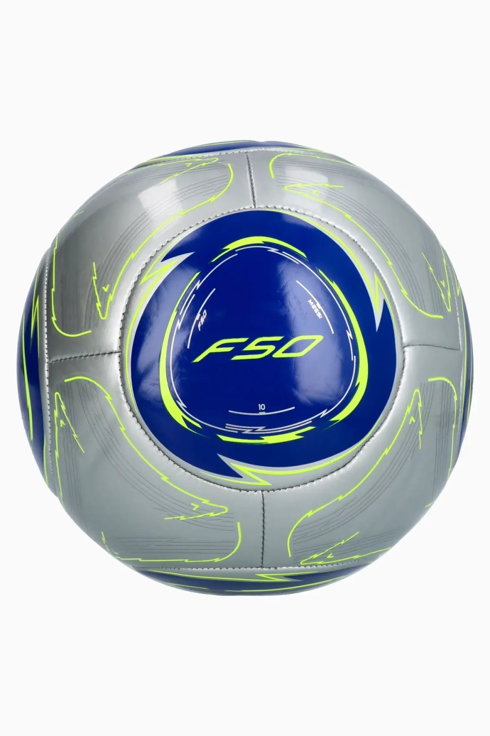 Футбольный мяч adidas Messi Club размер 3 - серебряный