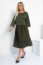 Платье бохо (хаки) П12736-10М LT Collection