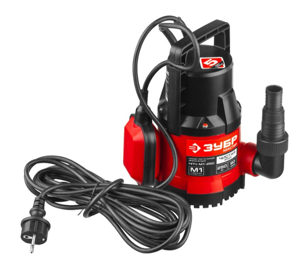 Насос дренажный Зубр Мастер НПЧ-М1-250
