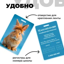 Карта Москвёнок ANIMALS №6 (проход + питание)