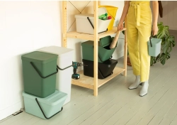 Brabantia Контейнер для мусора Sort & Go 20л для сортировки Fir Green
