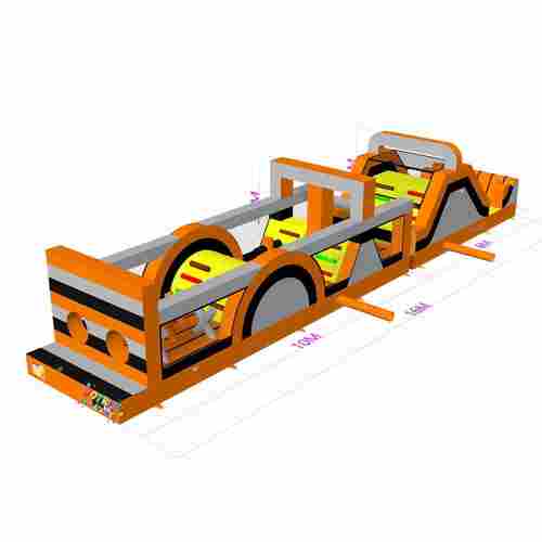 Надувная полоса препятствий для тимбилдинга «Вектор», 16×3×3,1 м