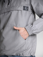 Анорак мужской без утеплителя серый Город Горький