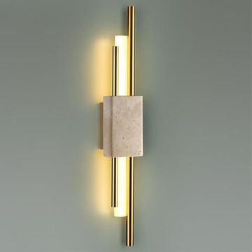 7034/10WL L-VISION ODL26 Настенный светильник светильник камень/акрил/металл IP20 LED 10W 3000K 220V TRAVERTINO