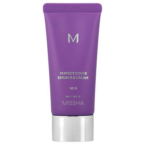 Missha, Perfect Cover Serum, BB-крем, № 19, слоновая кость, 35 мл (1,18 жидк. унции)