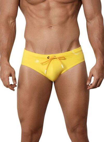 Желтые мужские плавки-брифы Malibu Swimsuit Brief (Размер: L) (Цвет: желтый)