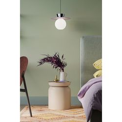 Столик журнальный Ingvild, Ø38 см, бежевый