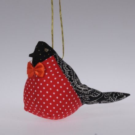 Ёлочная игрушка "Снегирь"