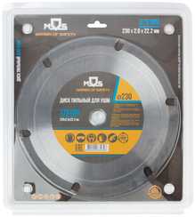 Диск пильный по дереву, 230х22.2 мм MOS 37618М