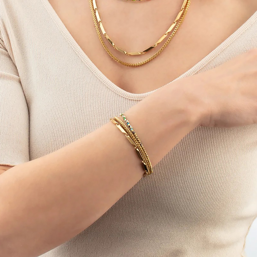 Браслет Multicolour Gold Coeur de Lion