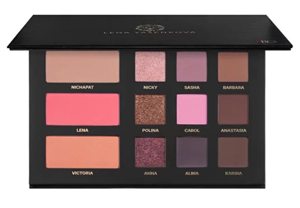 RBG Russian Beauty Guru Универсальная палетка для макияжа N2 "Лена Ясенкова", 27,6 гр
