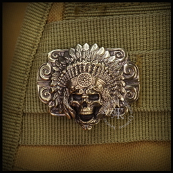 Клипса для системы MOLLE "Вождь" , латунь