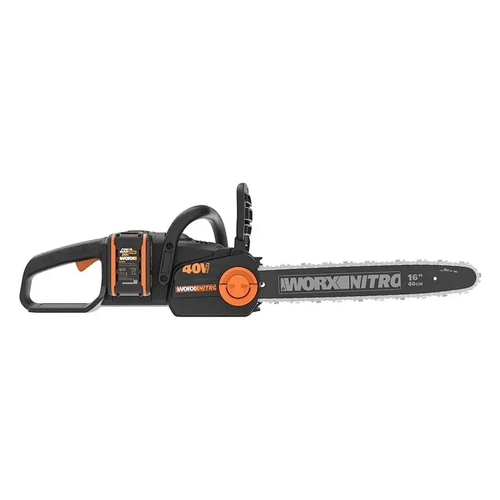 WORX WG385E цепная пила аккумуляторная (2 x 4 Ач, ЗУ)