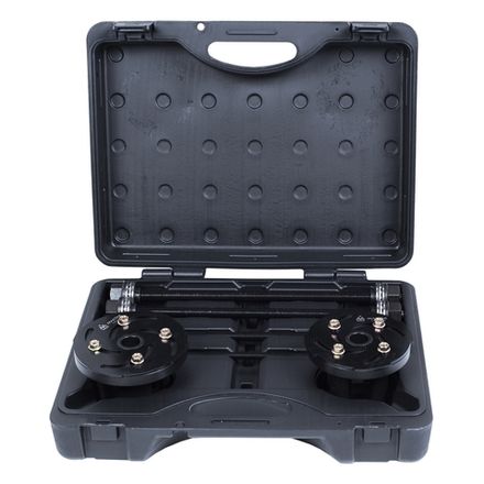 Цена на МАСТАК (110-20006C) Набор оправок для монтажа и демонтажа сайлентблоков, 34-82 мм, кейс, 6 предметов