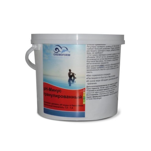 Уменьшитель уровня pH- 5 кг в гранулах Chemoform