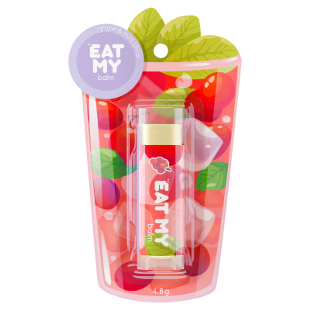 Бальзам для губ Виноградно-мятный чиллер EAT MY Balm Grape & Mint Chiller