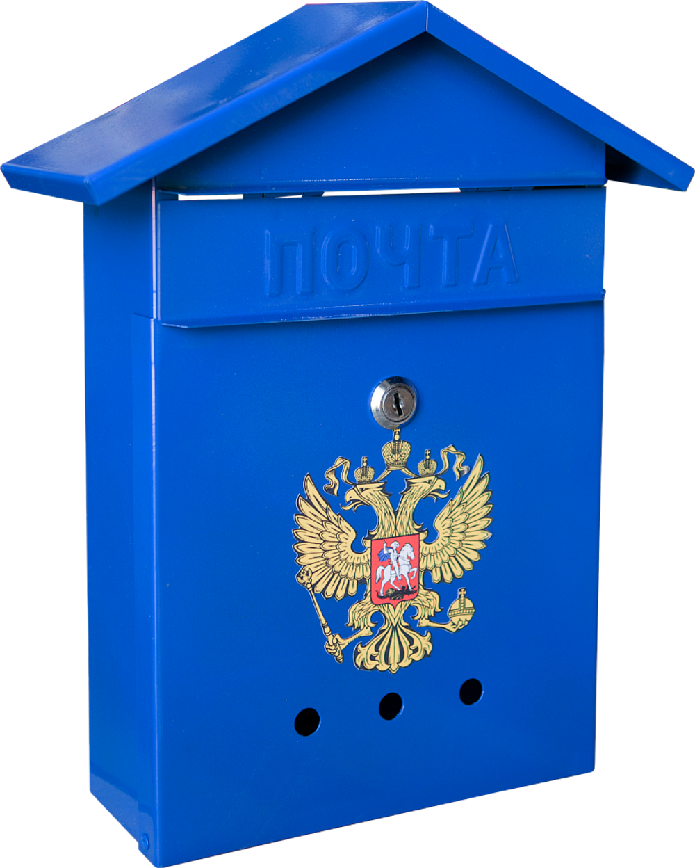 Почтовый ящик "Россия" Дом № 2 «ГЕРБ» (разные цвета)