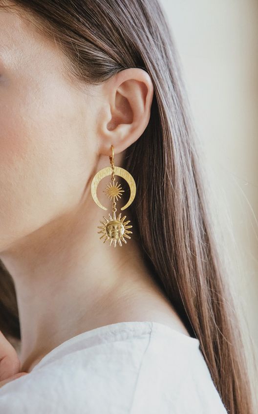 Серьги "Солнечный лик" / Audeo