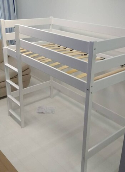 Кровать Березка 7 с игровой зоной с двойным бортом по периметру