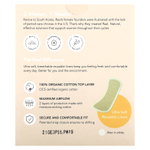 Rael, Многоразовые ежедневные прокладки из органического хлопка, 3 шт.